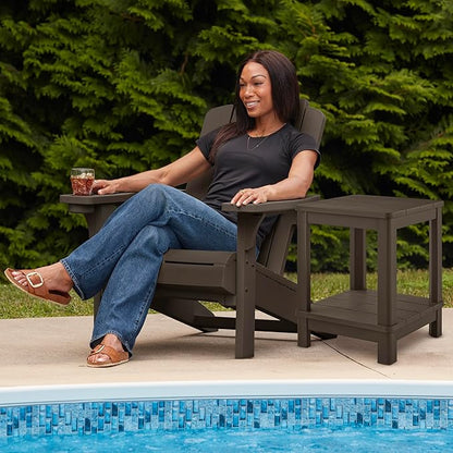 Keter Kiawah Adirondack Chair - Brown