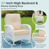 MEETWARM 3 Pieces Patio Conversation Set - Photo 5