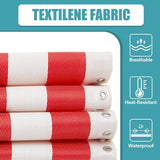 Queekay Chair Replacement Fabric with 4 Bungee Cord Lounge Chair Cloth Mesh Repair Kit for Patio Recliner Outdoor Lawn - Photo 4