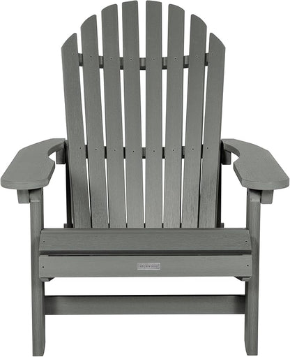 highwood Hamilton Folding and Reclining King Size Adirondack Chair, Coastal Teak