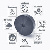 Vinyl Straps for Patio Chair Repair Kit 2'' Wide 10 Ft Long Replacement Straps + 10 Free Rivets for Outdoor Lawn - Photo 3