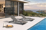 PURPLE LEAF Patio Chaise Lounge Chair Set of 2 Wicker Tanning Outdoor Pool Adjustable Recliner Chair for Outside Beach - Photo 1