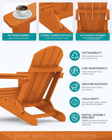 SERWALL Adirondack Chair Set of 6 - Photo 5