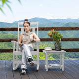 nevilywood Adirondack Square Side Table - 18.4" Large Panel HDPE Outdoor End Table - Weatherproof - Photo 2