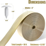 Vinyl Straps for Patio Chair Repair Kit 2'' Wide 10 Ft Long Replacement Straps + 10 Free Rivets for Outdoor Lawn - Photo 2