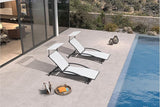 PURPLE LEAF Patio Lounge Chair with Canopy Shade Outdoor Chaise Lounge Chair Set of 2 for Lawn Poolside Backyard - Photo 2