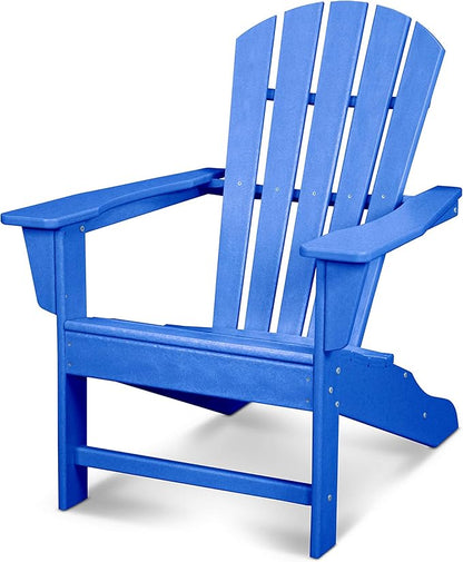 POLYWOOD® Shore Line Adirondack Chair, Pacific Blue