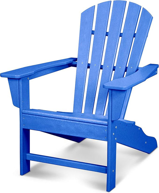POLYWOOD® Shore Line Adirondack Chair, Pacific Blue