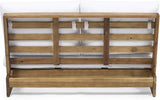 Great Deal Furniture Kaitlyn Outdoor Acacia Wood Loveseat with Cushions, Teak and White - Photo 6