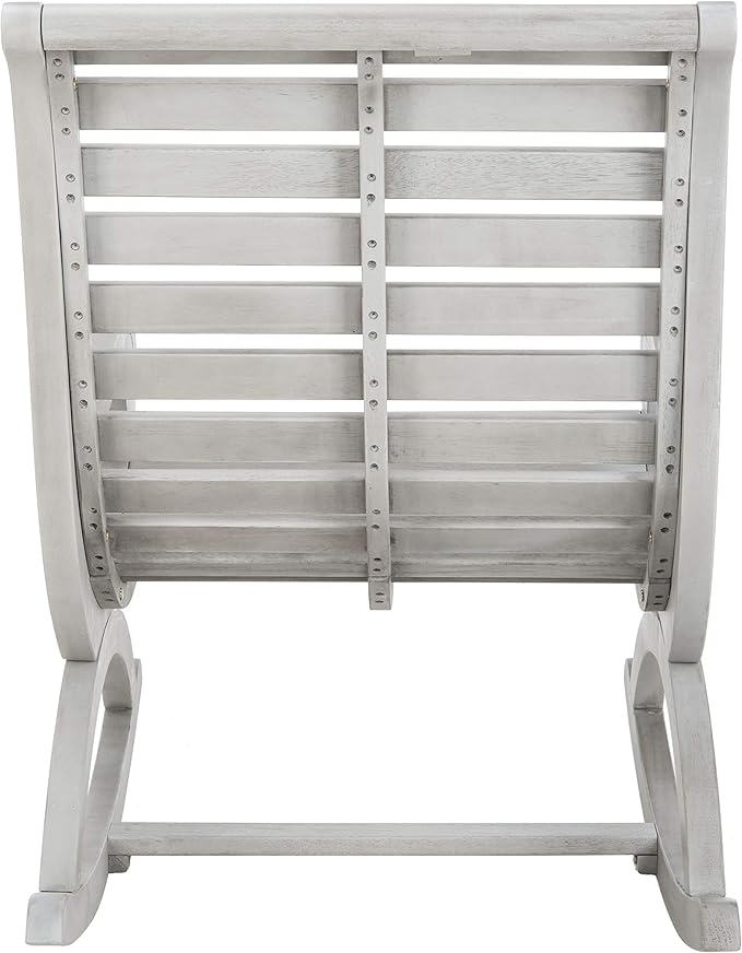 Safavieh PAT7016A Outdoor Collection Sonora Ash Grey Rocking Chair