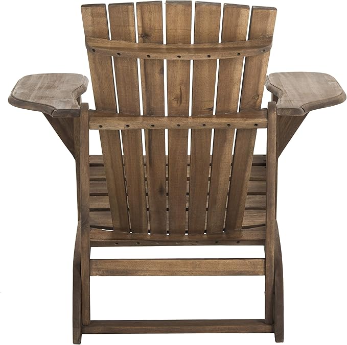 Safavieh PAT6700G Outdoor Collection Mopani Rustic Brown Side Chair