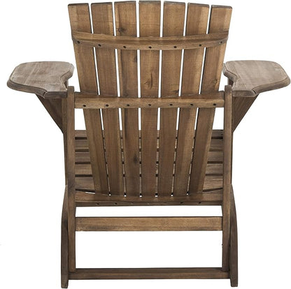 Safavieh PAT6700G Outdoor Collection Mopani Rustic Brown Side Chair