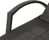 Christopher Knight Home Salem Outdoor Wicker Arm Chaise Lounges, 2-Pcs Set - Photo 7