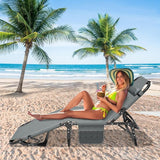 Slsy Folding Lounge Chairs Outdoor, Adjustable Sleeping Cot Chair - Photo 4