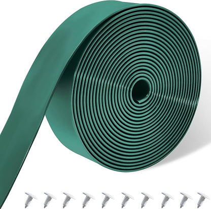 Vinyl Straps for Patio Chair Repair Kit 2'' Wide 10 Ft Long Replacement Straps + 10 Free Rivets for Outdoor Lawn Furniture Chaise Lounge Repair (Dark Green)