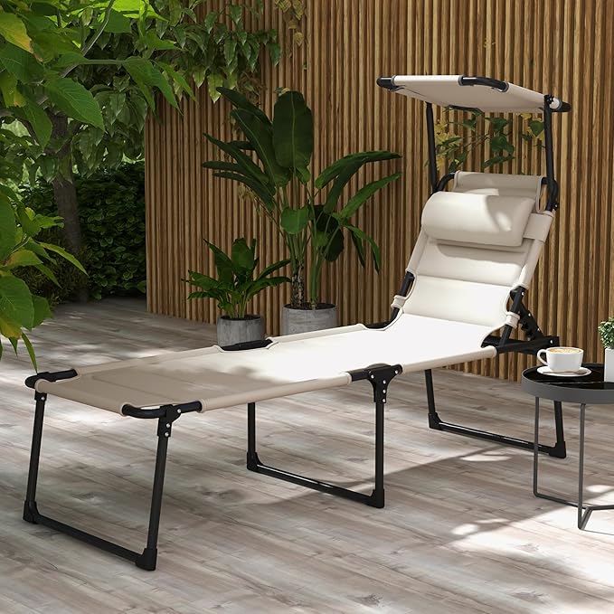 3-in-1 Oversized Sun Tanning Chair with Mat & Face Hole - Photo 2