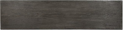Christopher Knight Home Rolando Outdoor Aluminum Dining Bench with Steel Frame, Grey / Black