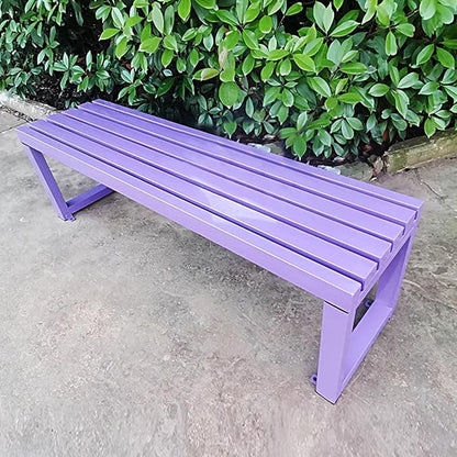 Patio Metal Bench, Garden Benches for Outdoors, Porch Furniture for Outside Park, Picnic, Yard, Front Porch Backyard Outside Decor(J,150cm/59in)