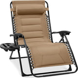 Best Choice Products Oversized Padded Zero Gravity Chair, Folding Outdoor Patio Recliner - Photo 1