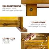 Double Adirondack Table - Weatherproof Outdoor Side Table - Patio End Tables for Outside - Adirondack Side Table - Photo 7