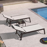 PURPLE LEAF Oversized Patio Lounge Chairs Set of 3 - Photo 1