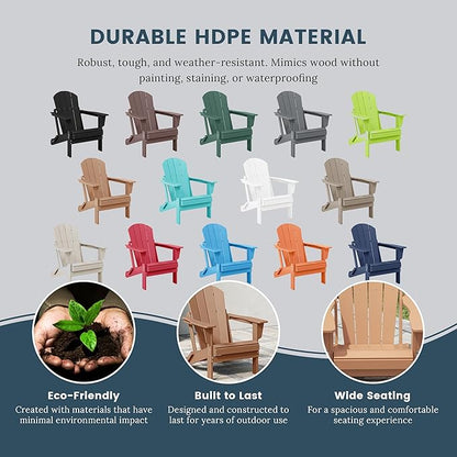Costaelm Outdoor Table and Chairs, Small Patio Set Outdoor Seating, All Weather Porch Furniture Set Lounge Chairs for Outside Firepit Garden Lawn, Teak