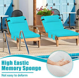 Tondiamo 2 Set Outdoor Chaise Lounge Cushions with Pillows and Storage - Photo 4