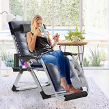 Slsy Zero Gravity Chair Oversized XL, Reclining Lounge Chair with Removable Cushion & Tray for Indoor and Outdoor - Photo 5