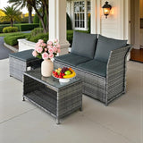 GIANGSUNNY 4 Patio Furniture Set with Storage - Photo 2