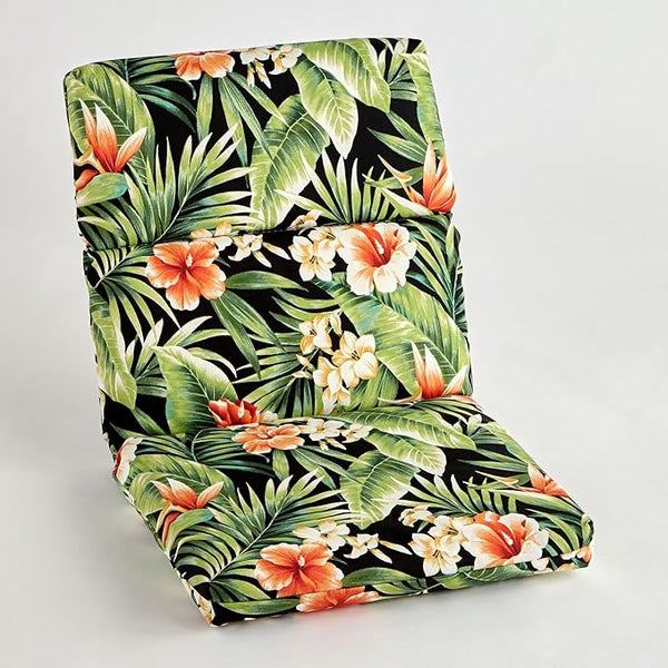 BrylaneHome Universal Chair Cushion - 45.75”L x 22”W x 2.75”H - Patio & Outdoor - Water - Photo 1