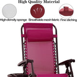 Zero Gravity Chair Set of 2 Replacement Pillow Headrest with Elastic Band - Photo 5