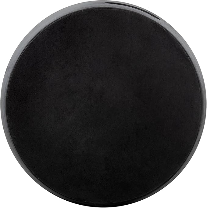 Safavieh Outdoor Zuri Black Modern Concrete Round Accent Table