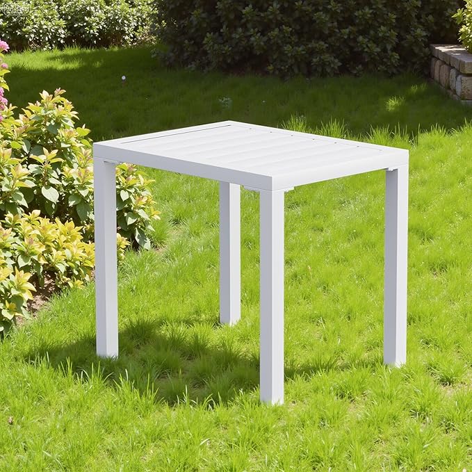 Crestlive Products Aluminum Outdoor Side Table Set of 2 - Photo 2