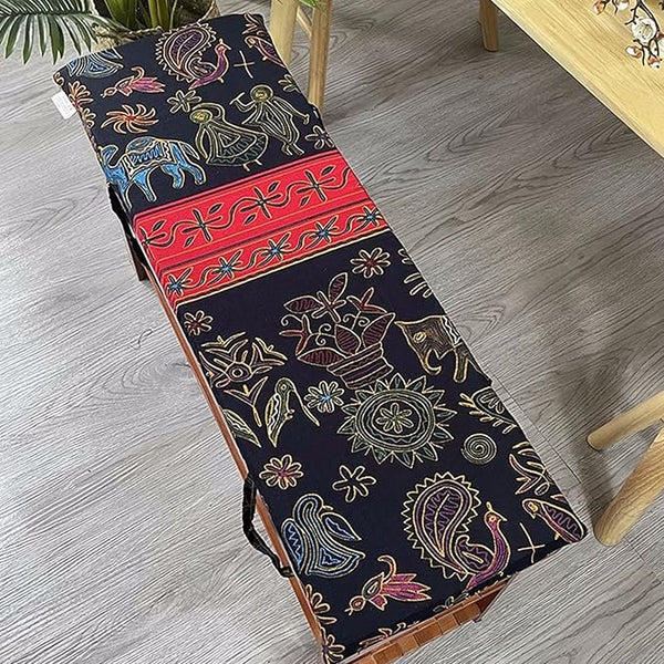 Outdoor Garden Metal or Wooden Bench Cushion, Washable Sofa Cushion, Furniture Kitchen or Dining Bench Seat Mat - Photo 1