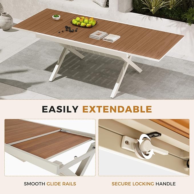 Grand patio Expandable Patio Dining Table - Photo 6