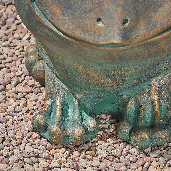 Garden Stool, Plant Stool or Frog Table for Garden, Front Porch, Patio, Outside, Indoor, Lightweight Concrete - Photo 4