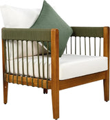 Christopher Knight Home Vinny Outdoor Accent Chair, Acacia Wood Club Chair - Photo 5