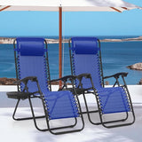 MoNiBloom Zero Gravity Chair Outdoor Folding Patio Lounge Chair for Outside Reclining Lawn Chair Recliner Beach Chair - Photo 4