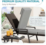 AECOJOY Chaise Lounge Chairs for Outside Set of 2 - Photo 5