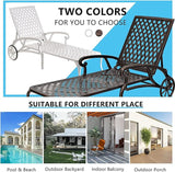 KEIKI Chaise Lounge Chair Outdoor Set of 2 - Photo 6