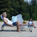 #WEJOY Folding Outdoor Chaise Lounge Chair, Adjustable Lightweight Portable Beach Lounge Chair for Patio, Pool, Lawn - Photo 7