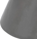 Safavieh Outdoor Collection Athena Modern Concrete Dark Grey Round 17.7-inch Accent Table - Photo 9