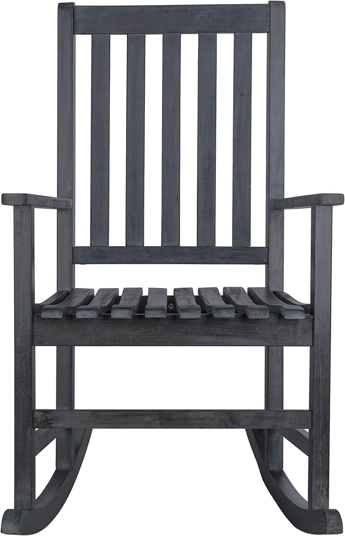 SAFAVIEH Outdoor Collection Barstow Teak Rocking Chair