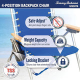 Tommy Bahama Hi-Boy 17" Seat Height 4-Position Lace-Up Suspension Folding Beach Backpack Chair - Photo 4