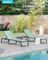 Aluminum Chaise Lounge Chair Outdoor - Photo 6