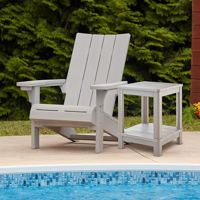 Keter Modern Adirondack Chair - Gray