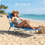 Ostrich the Margate Chaise Lounge, Facedown Pool Tanning Chair, Portable Outdoor Lounger for Beach and Camping - Photo 8