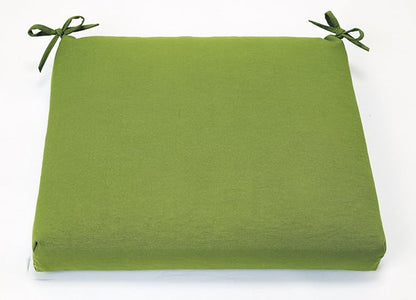 BrylaneHome Chair Cushion with Ties - 18.75" L x 18" W - Patio & Outdoor - Water, Stain & Fade Resistant - Willow