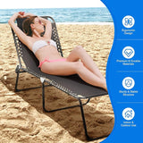 Giantex Chaise Lounge Chair Outdoor - Patio Lounge Chair w/Pillow, 4-Level Adjustable Backrest, 2-Level Footrest - Photo 6