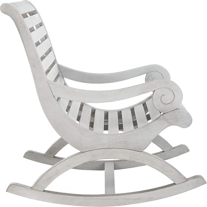 Safavieh PAT7016A Outdoor Collection Sonora Ash Grey Rocking Chair